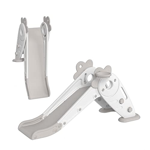 Toddler Slide and Basketball Playset for Kids