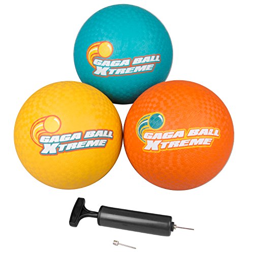 Gaga Playground Balls 3-Pack with Pump