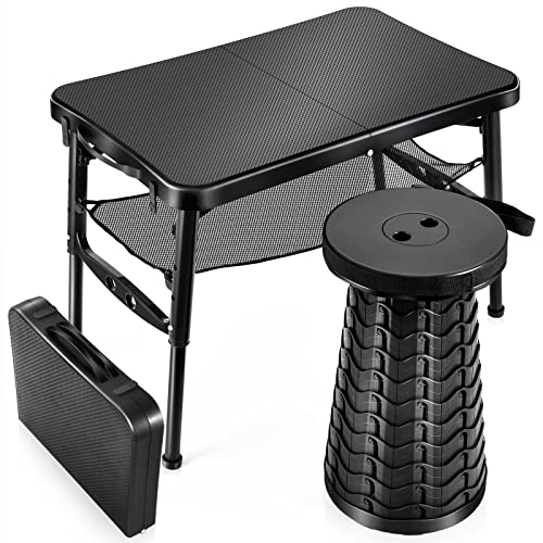 Portable Folding Table and Stool Set for Kids