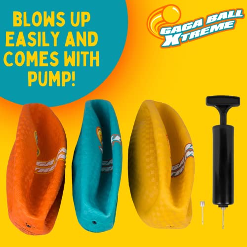 Gaga Playground Balls 3-Pack with Pump