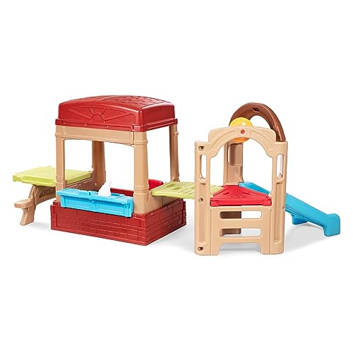 Sunny Slide & Climb Picnic Playhouse for Kids