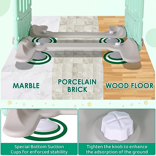 Arlopu 6-in-1 Slide Climber Playhouse for Kids