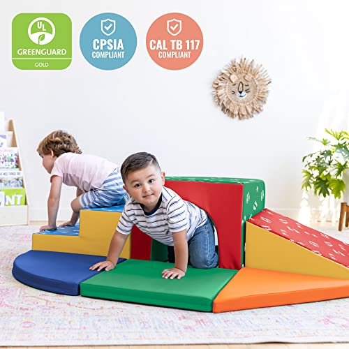 SoftZone Lincoln Tunnel Climber for Toddlers 9-Piece