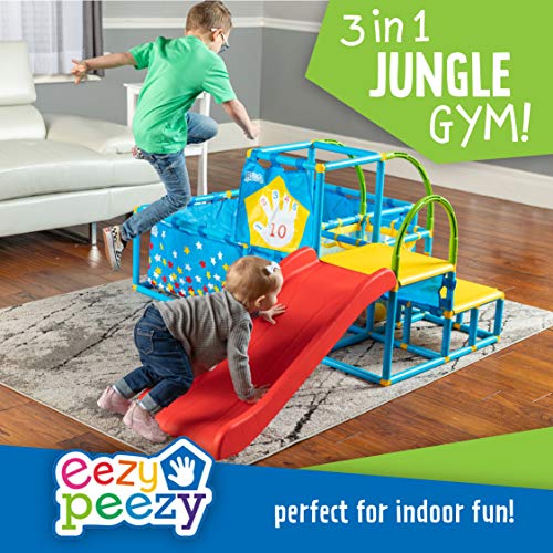 Jungle Gym Playset with Slide and Ball Pit