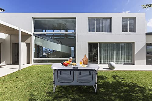 Kids' Adjustable Folding Camping Table - Lightweight & Portable