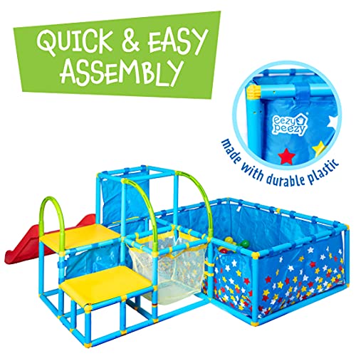 Jungle Gym Playset with Slide and Ball Pit