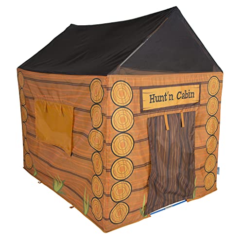 Kids Hunt'n Cabin Playhouse Tent - Brown