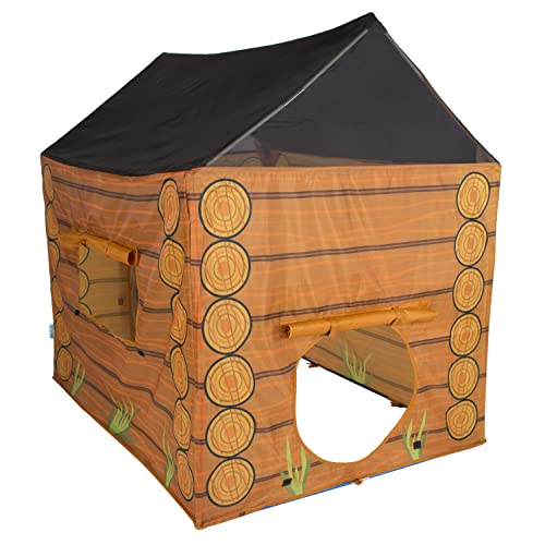 Kids Hunt'n Cabin Playhouse Tent - Brown
