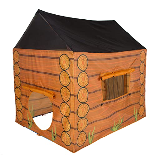Kids Hunt'n Cabin Playhouse Tent - Brown