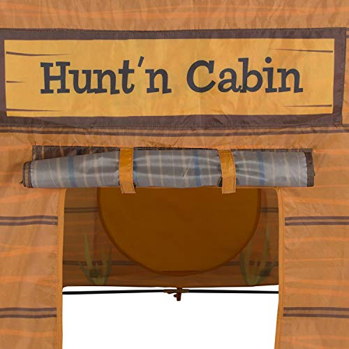 Kids Hunt'n Cabin Playhouse Tent - Brown