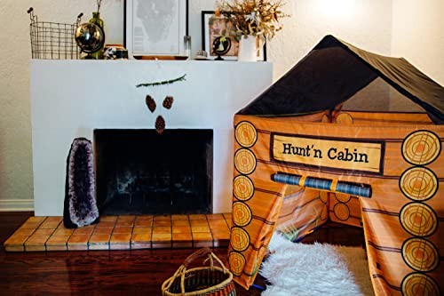 Kids Hunt'n Cabin Playhouse Tent - Brown