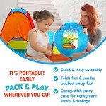 7-Piece Kids Play Tent and Ball Pit Set
