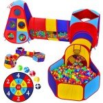 5-Piece Kids Jungle Gym Playhouse & Ball Pit