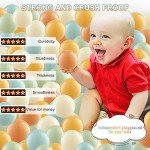 Colorful Plastic Balls for Kids' Playhouses - 100 Pack