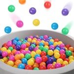 Rainbow Colorful BPA Free Ball Pack for Playhouses