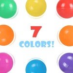 Rainbow Colorful BPA Free Ball Pack for Playhouses