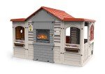 Chicos Large Indoor/Outdoor Kids Playhouse - Beige/Red
