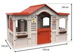 Chicos Large Indoor/Outdoor Kids Playhouse - Beige/Red
