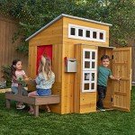 KidKraft Modern Wooden Children's Playhouse with Kitchen