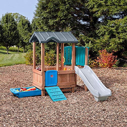 Woodland Adventure Playhouse & Slide for Kids