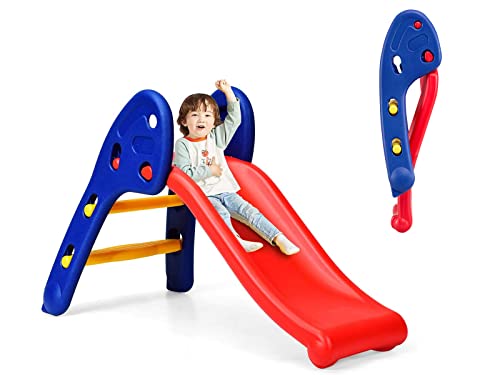 Fireflowery Folding Toddler Slide for Indoor/Outdoor Fun