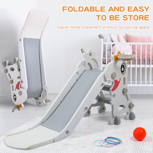 Foldable Indoor Slide Playset for Toddlers