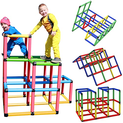 Colorful Kids Jungle Gym Playset - 298 Pcs