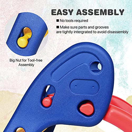 Fireflowery Folding Toddler Slide for Indoor/Outdoor Fun