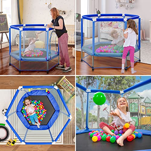 Merax 55" Kids Indoor/Outdoor Trampoline with Net