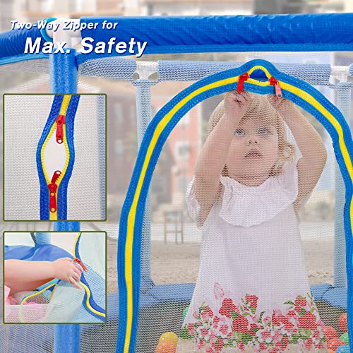 Merax 55" Kids Indoor/Outdoor Trampoline with Net