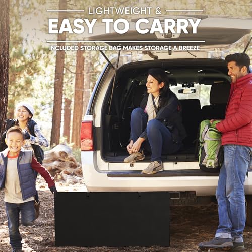 Wooden Folding Picnic Table with Umbrella Holder