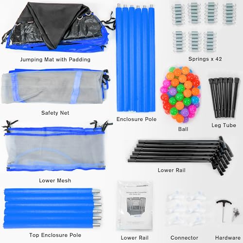 Merax 55" Kids Indoor/Outdoor Trampoline with Net