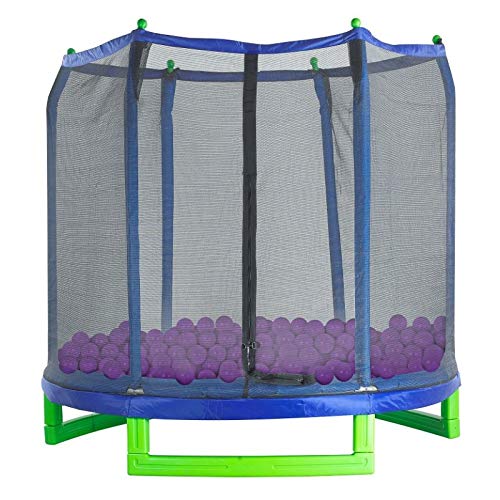 Purple Crush-Proof Trampoline Pit Balls - 100 Pack
