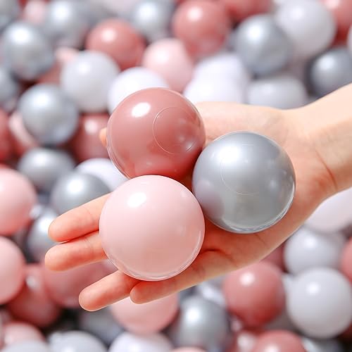 Pink Ball Pit Balls - 100pcs Macaron Kids Toys
