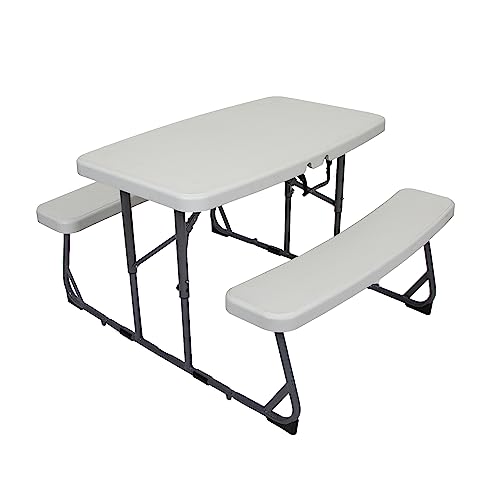 Stansport Compact White Kids Picnic Table