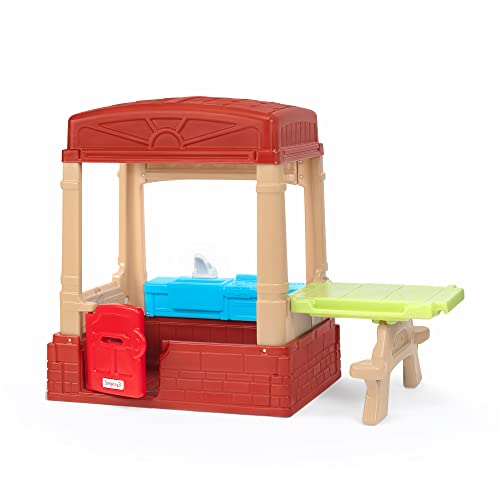 Sunny Day Cottage Playhouse with Kitchenette and Picnic Table