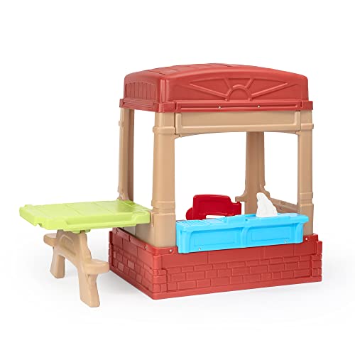 Sunny Day Cottage Playhouse with Kitchenette and Picnic Table