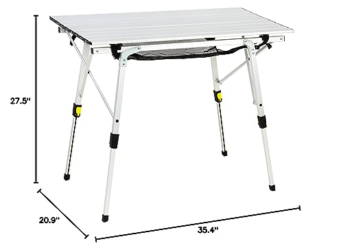 Adjustable Height Outdoor Picnic Camping Table