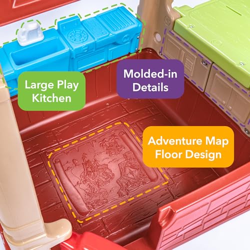 Sunny Day Cottage Playhouse with Kitchenette and Picnic Table