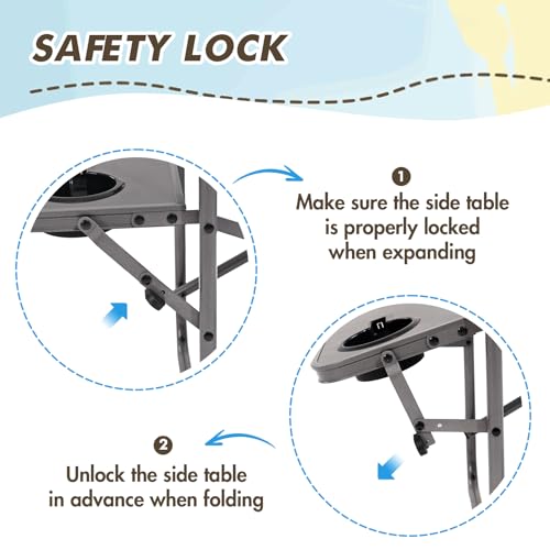 Busy Bee Kids Lightweight Camping Chair with Table