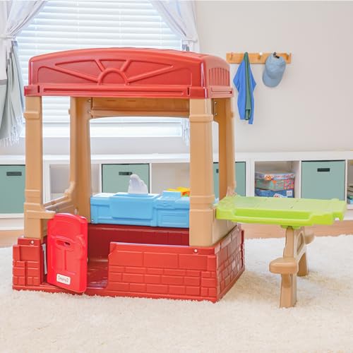 Sunny Day Cottage Playhouse with Kitchenette and Picnic Table
