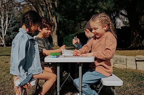 Stansport Compact White Kids Picnic Table