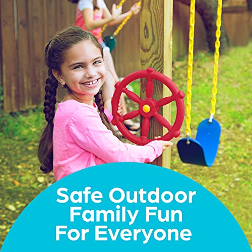 Pirate Ship Steering Wheel for Kids Playhouse