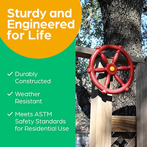 Pirate Ship Steering Wheel for Kids Playhouse