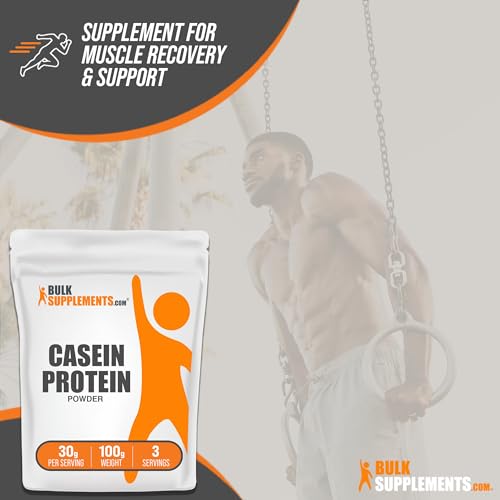 BulkSupplements Casein Protein for Muscle Recovery (100g)