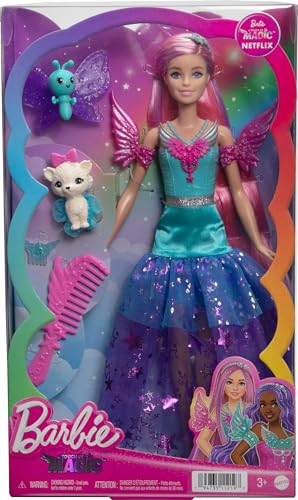 Barbie Doll with Fairytale Pets and Fantasy Hair