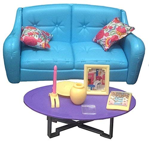 Barbie Dollhouse Furniture - Family Room Play Set