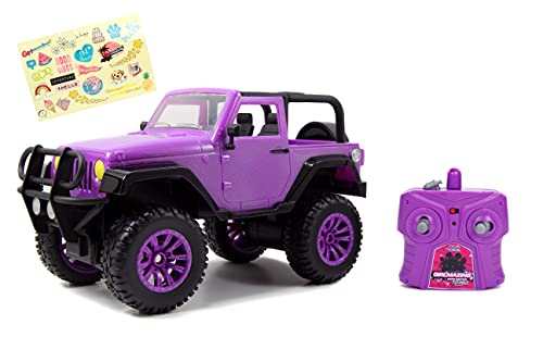 Barbie-themed Purple Jeep R/C Toy (1:16 Scale)