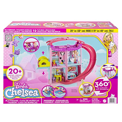 Barbie Dollhouse: Chelsea Playhouse with Transforming Areas