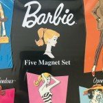 Barbie Mattel Five Magnet Set Classic Retro Vintage Ponytail 1950s 1960s AtaBoy